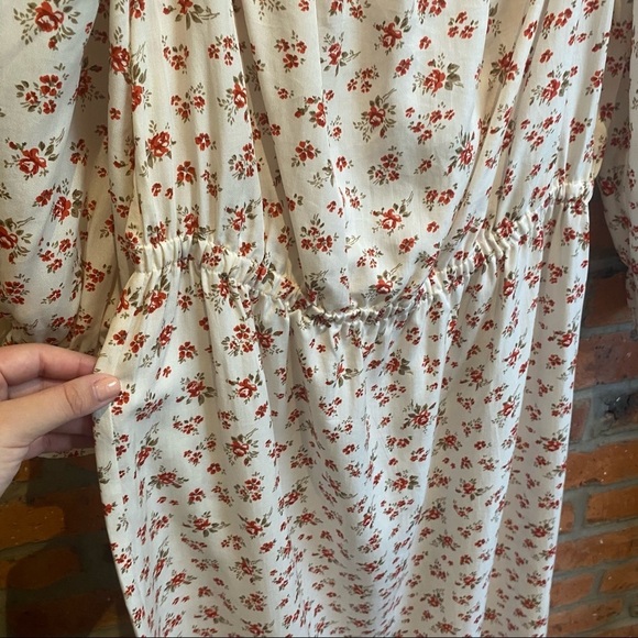 NWT Reformation Karly Floral Colette Midi Dress in Medium - Picture 12 of 15